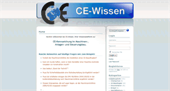 Desktop Screenshot of ce-wissen.de