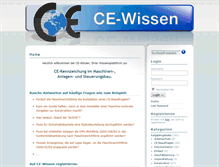 Tablet Screenshot of ce-wissen.de